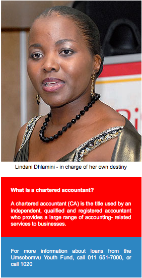 role herself got did she dhlamini lindani company